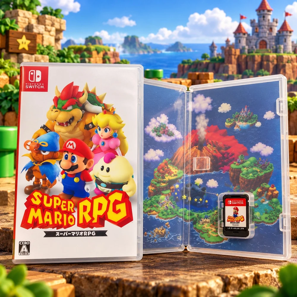 Super Mario RPG Nintendo Switch Mídia Física Japonês
