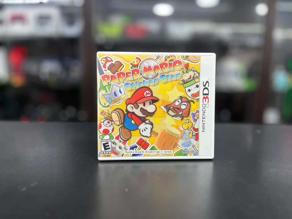Paper Mario Sticker Star Nintendo 3DS Original Seminovo Completo